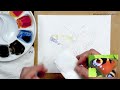 how to paint a watercolor butterfly 🦋