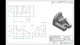 Learning Solid Edge: (Lab 8)