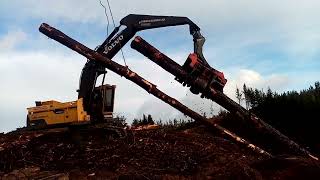 Logging in Steep country NZ