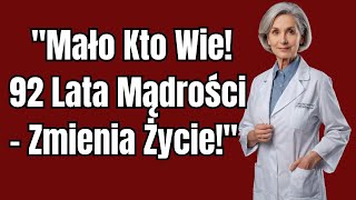 TO FAKT! NIEWIELU MĘŻCZYZN O TYM WIE – BARDZO MĄDRA RADA OD 92-LETNIEJ STARSZEJ KOBIETY