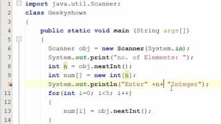 73. Dynamic Memory Allocation in One Dimensional Array Java Programming (Hindi)