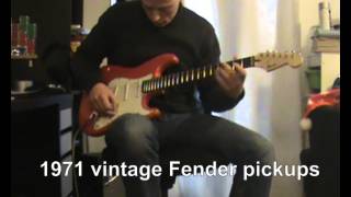 1971 vintage Fender pickups vs cheap alnico pickups comparison