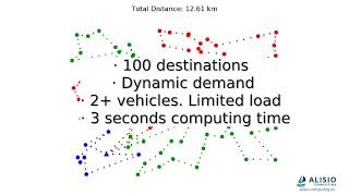 Delivery route planning with AI under 3 seconds