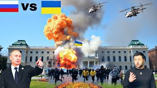 30 Seconds ago!!3 best Russian pilots bombarded the Ukrainian Presidential palace,Look,Arma3