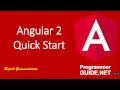 Angular 2 Quick Start Tutorial for Beginners