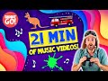 21 MINUTES of Danny Go Music Videos! 💥 // Kids Dance Song Compilation w/ Slime, Firetrucks, Jumping