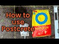 How to use postcrete to fix fence posts into the ground EASY!