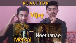 REACTION ON | Neethanae | Mersal | VIJAY | Samantha | Song | by AS Presents