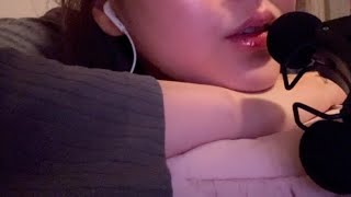 ASMR l 누워서 편하게 입소리 👄(노토킹) 같이 스르륵 잠들어요 🌙/ mouth sound /tascam