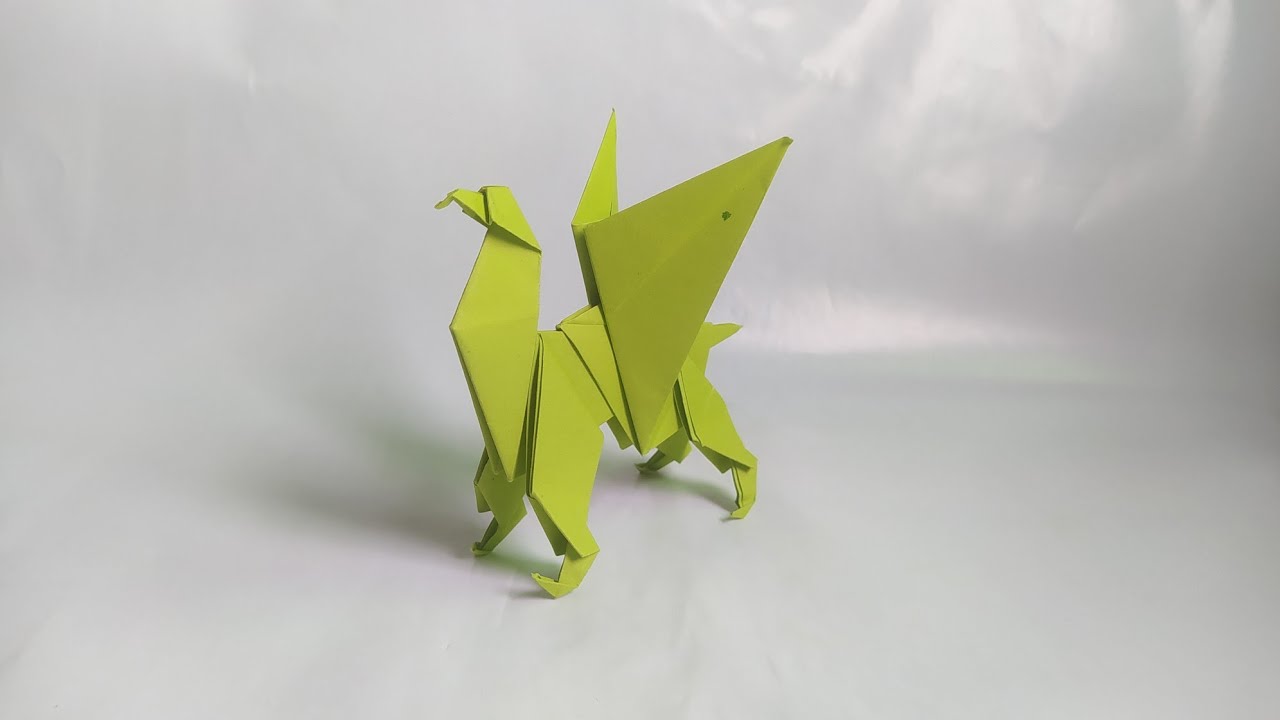 Origami Griffin Easy - YouTube