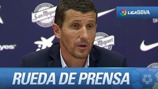 Rueda de prensa de Javi Gracia tras el Málaga CF (3-1) Real Sociedad