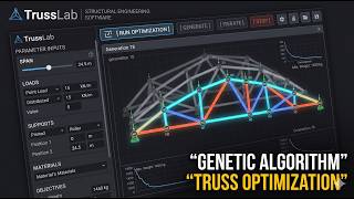 Truss optimization using genetic algorithm