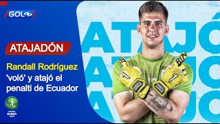 Penalti atajado de Randall Rodríguez con Uruguay vs Ecuador - Sudamericano Sub-20