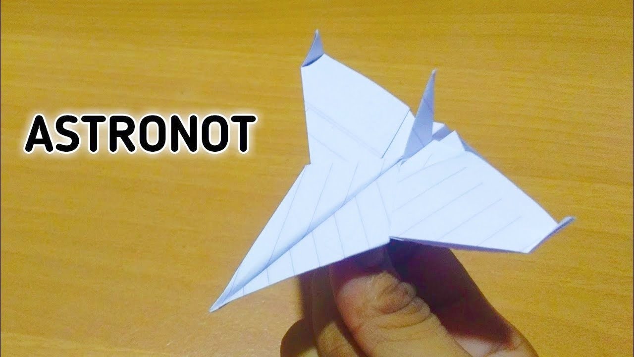 Origami Pesawat Luar Angkasa | Paper Plane - YouTube