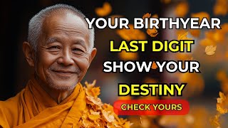 What Does the Last Digit of Your Birth Year Mean? You'll Be SHOCKED - Buddhist Wisdom - every sub