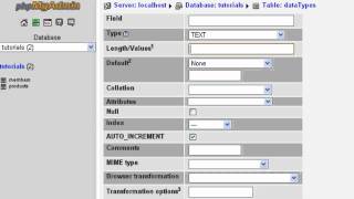 MySQL Tutorial - Data Types Tutorial