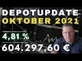 ETF- & Aktien Depot-Update Oktober 2021 | Dividenden, Aktien, ETFs