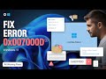 How Fix Windows 11 Error Code 0x8007000D (Updates & Microsoft Store Not Working?)