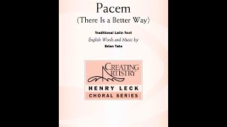 Dona Nobis Pacem (There Is A Better Way) (3-Part Treble Choir) - by Brian Tate