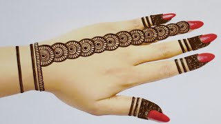 Latest Easy Backhand Mehndi design |Simple Mehandi |Jewellery Mehndi design |Beginners Mehndidesigns