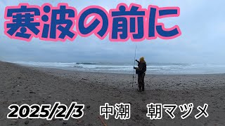 【愛知県釣り】2025/2/3 最強寒波が来る前に朝マヅメ＃236