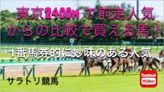 【競馬検証】東京2400mは前走人気で買う馬がわかる！回収率100%超え！【サラトリ競馬】