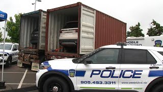 Police in Ontario make major bust in 'highly orchestrated' GTA auto theft operat