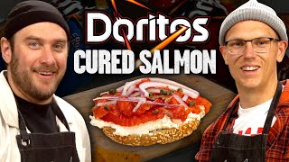 Brad Leone and Josh Make Doritos Cured Salmon | Mythical Kitchen