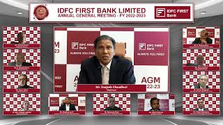 IDFC FIRST Bank AGM 2023