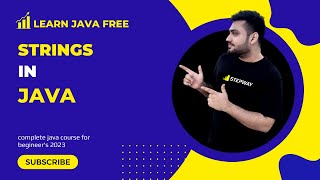 Strings In Java In(Hindi/Urdu) | Easy Tutorial Full Lecture