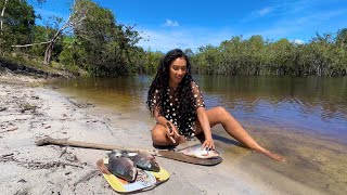 CURIMATAN ROAST IN THE MIDDLE OF NATURE IN AMAZONAS