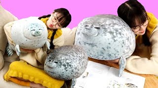 Chubby Seal Pillows | Fluffy Plush Seal Pillow