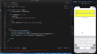 React Native Tutorial 13 - React Native Alert