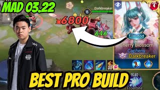 CAPHENY BEST BUILD FOR INSANE CRITS MAD 03.22 APL  | AoV | 傳說對決 | RoV | Liên Quân Mobile