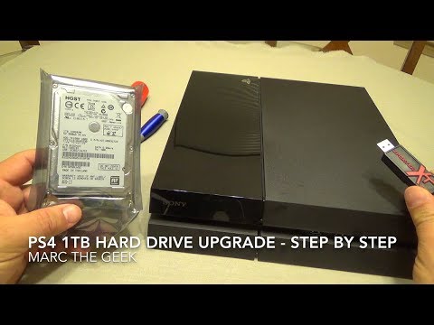 PS4 1 Terabyte Hard Drive Upgrade - Step by Step PS4 1 Terabyte Hard Drive Upgrade - Step by Step
