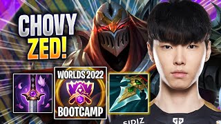 CHOVY IS A BEAST WITH ZED! - GEN Chovy Plays Zed MID vs Yone! | Bootcamp 2022