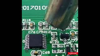 How to soldering smd ic \u0026 transistor Hand soldering Techniques #transistor #ic