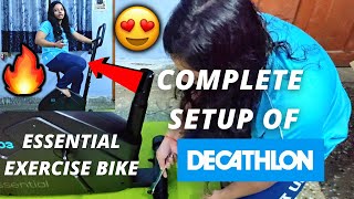 Complete Setup of Decathlon Essential Exercise Bike | Stationary Bike | Decathlon | Shraddha Fitness