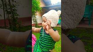 හා පැංචෙක් හම්බ වෙලා 🐇 🚼  cute baby 🚼 #viral #shorts #cute #funny