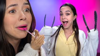 Anything but My Hands Challenge - Merrell Twins