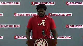 Alex Leatherwood discusses Alabama's \