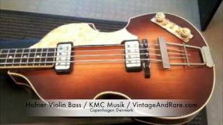 Hofner Violin Bass 1964  / Vintage\u0026RareTV / Vintage Basses