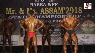 NABBA WFF Mr.  \u0026 Ms.  Assam 2018  Men's Bodybuilding