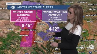 Avalanche danger in the mountains, while metro warms up