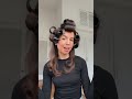 How to get perfect hair with rollers💆🏻‍♀️🫶 #shorts #hairstyles #hairrollers