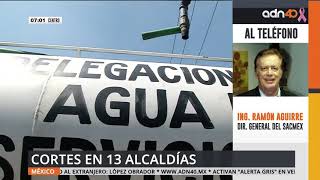 Megacorte de agua en la CDMX durará 96 hrs: SACMEX | adn40