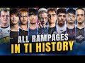 All Rampages on Dota 2 TI Playoffs History