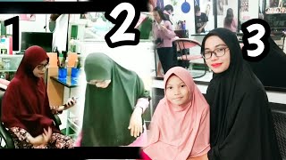 3x potong rambut wanita berhijab ini ,mana yg cocok model rambutnya ???