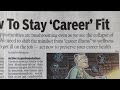 HOW TO STAY CARRIER FIT - TIMES ASCENT -read by Anuprita Shinde