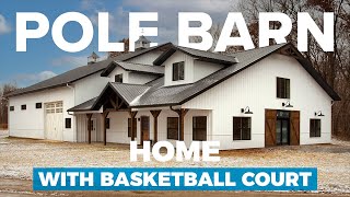 Pole Barn Home with Basketball Court | Tippecanoe County | Lafayette, IN